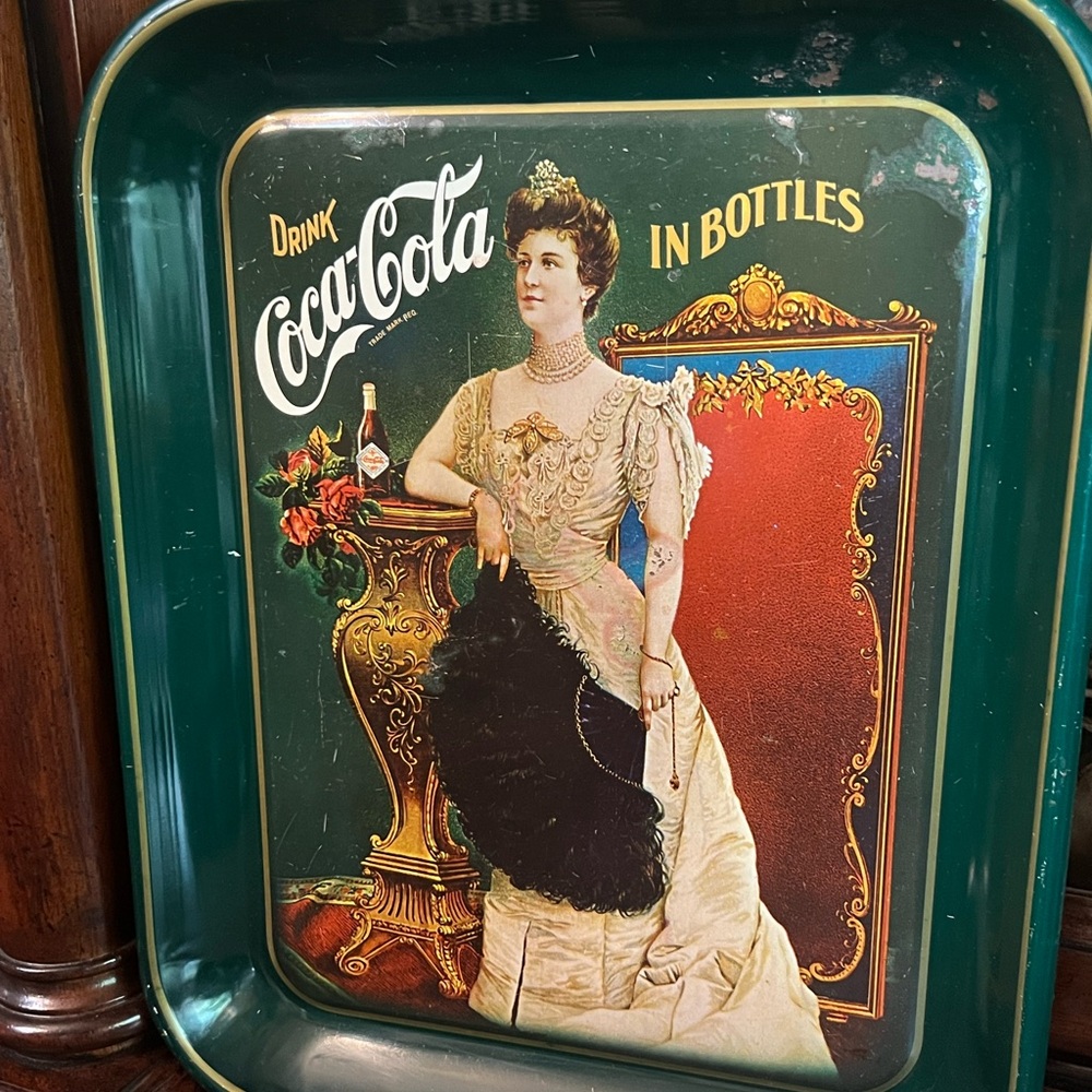 Coca-Cola 75th Anniversary Commemorative Serving Tray 1977